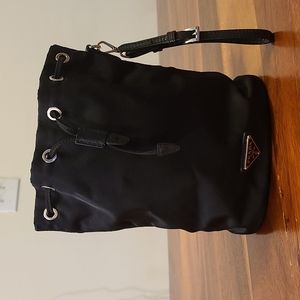 Prada Wristlet Tessuto Nylon Bucket